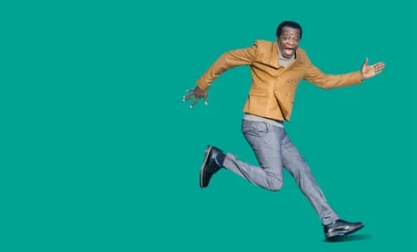 Standup Star Stephen K Amos: ‘My Feet Are a Disaster’ Plus They’re Connected on the Most Gaunt Legs Imaginable.